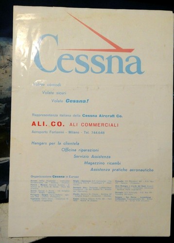 Depliant del 1964 - depliant, cessna