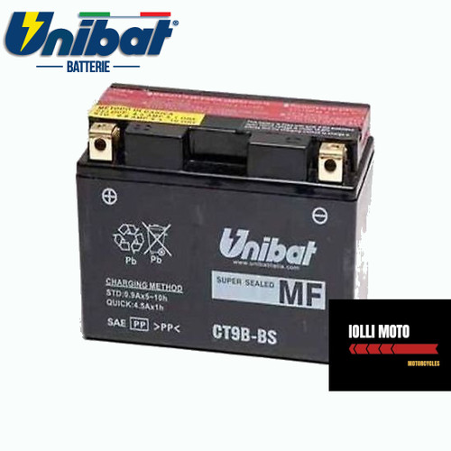 Batteria moto unibat ct9b - moto, ct9b-bs
