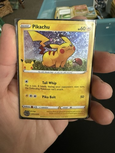Pikachu swsh039 holo timbrato - pikachu,
