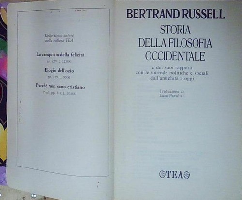 Russel storia della filosofia - russel,