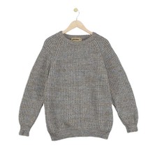 Maglione Brenire Pescatore Uomo Taglia M Multicolore Fatto a Mano​ Lana Scozzese​