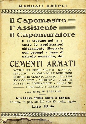 Cementi armati uso dei - i, ad