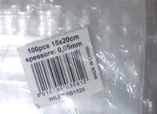 Wiler 100 buste trasparenti