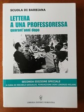 LETTERA A UNA PROFESSORESSA