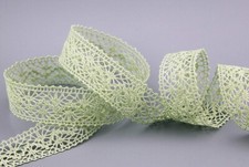 Nastro pizzo verde lime 25mm