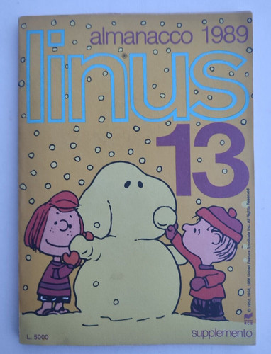 Linus almanacco 1989 - linus,