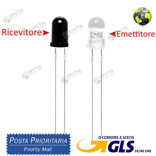 Coppia led 3mm - led, 940nm