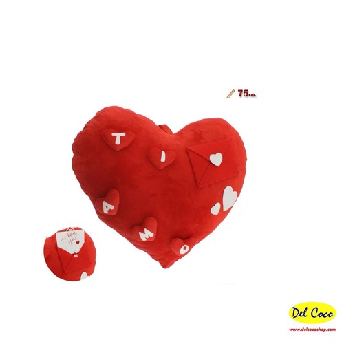 Peluche cuore gigante - gigante, con