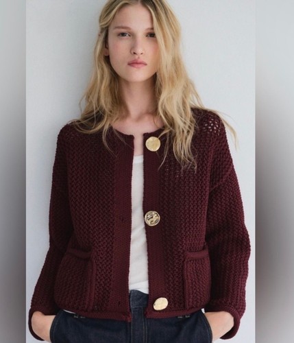 Zara cardigan maglia - zara, grossa