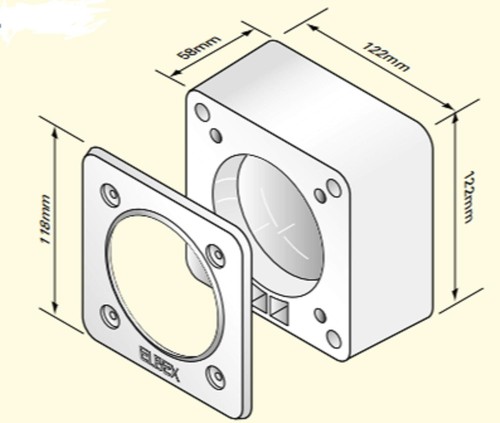 Elbex emb9q fotocamera bianca - fotocamera,