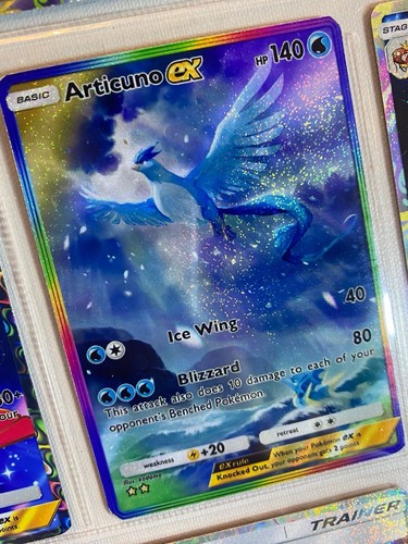 Articuno holographic card - articuno,