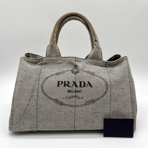 Borsa mano prada canapa - mano,