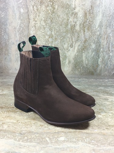 Men ankle brown nobuck - brown,