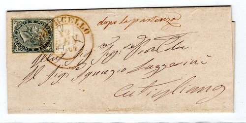 1864 lettera regno per - 1864,