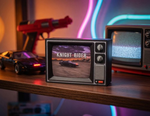 Knight rider retro display - rider,