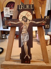 Crocifisso da parete  dipinto