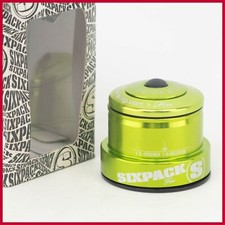 NOS SIXPACK FIRE 1+1/8 1,5 POLLICI AURICOLARE ANTERIORE SENZA FILI MTB VERDE