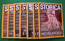 Lotto 7 riviste storia STORICA NATIONAL GEOGRAPHIC 2023 2024