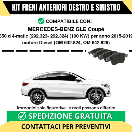 Pastiglie freno anteriori - freno, per