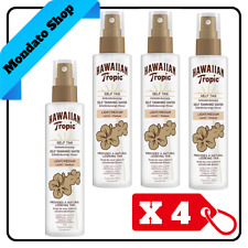HAWAIIAN TROPIC ACQUA AUTOABBRONZANTE SPRAY MEDIUM PELLE LUMINOSA 190ml (X4)