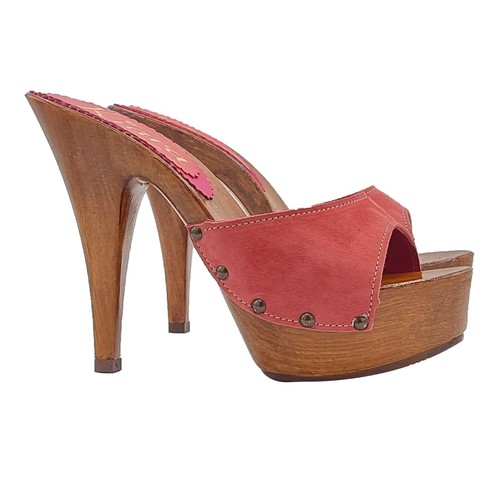 Mules camoscio color rosato - camoscio,