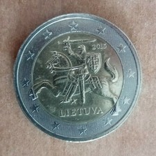 2 euro Lituania 2015 2€ Divisionale Lietuva 2 €