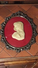 Antico Quadro Teca Con Madonna