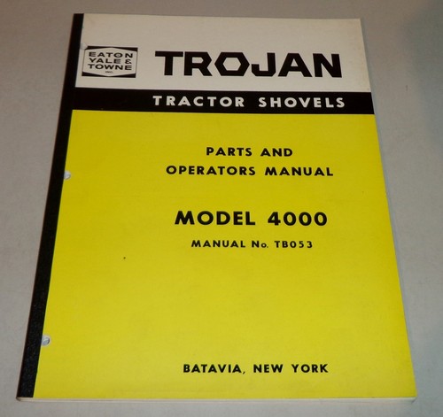 Trojan 4000 tracto manuale - trojan,