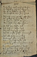 Libretto manoscritto
