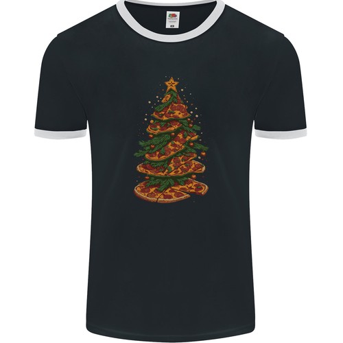 Divertente natale pizza - natale,