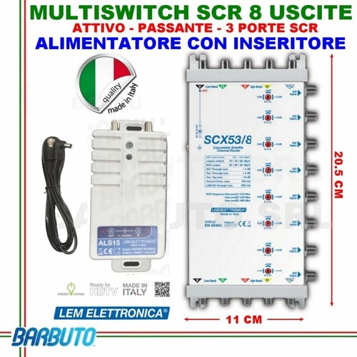 Multiswitch scr ibrido 8 - scr,