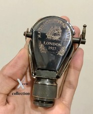 Antico binocolo nautico in ottone monocolo vintage spyglass opera nautica