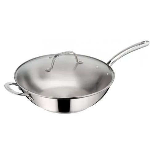 Lagostina wok inox manico - inox,
