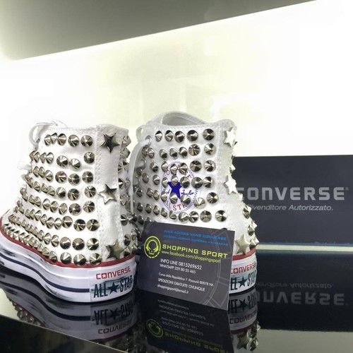 Converse bianche alte - converse,