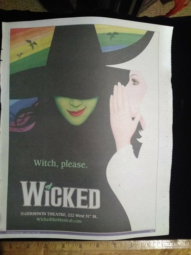 Wicked the musical broadway - the,
