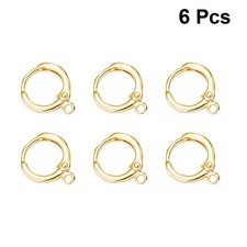  6pcs semplice orecchino fai da te fare accessori orecchino a clip in rame per