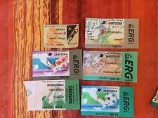 6 BIGLIETTI STADIO CALCIO SAMPDORIA VS. ROMA LAZIO ATALANTA INTER CAGLIARI GENOA