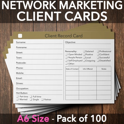 Scheda record client - record, network