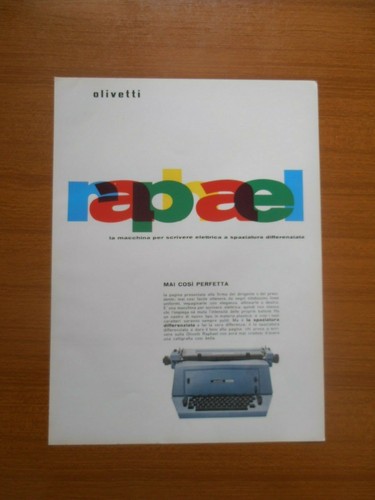 1964 olivetti raphael macchina - 1964,