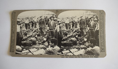 Ww1 stereoview no91 british - ww1,