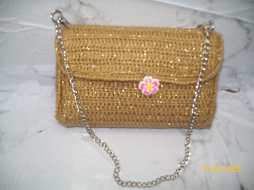 Borsa fatta mano uncinetto - fatta, a