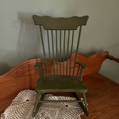 Sedia dondolo vintage - a,