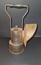 Antica Lampada a Carburo da Minatore con Riflettore – Inizio ‘900 – #1