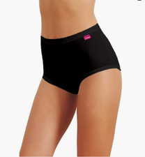 JADEA 787 - Slip da Donna, 6 Pezzi, in Cotone Elasticizzato, con Vita Alta