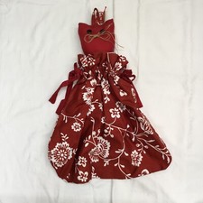 Sacchetto porta oggetti in cotone, prodotto artigianale fatto a mano in Italia.