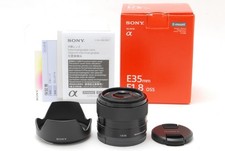 Sony SEL35F18 35mm F1.8 OSS E-Mount obiettivo nero leggermente usato con scatola dal Giappone