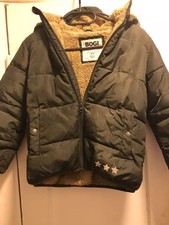Kids Dark Green Puffer Jacket