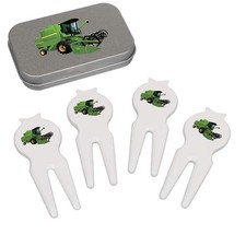 'Combine Harvester' Golf Divot Tool/Riparazione Forcella Set Regalo (GO00056978)
