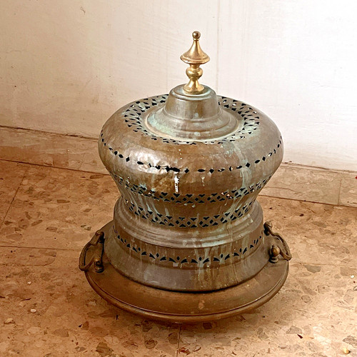 Antico braciere rame ed - antico,
