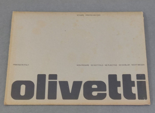 Calendario olivetti 1972 egon - olivetti,